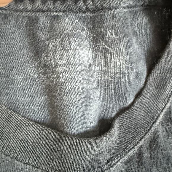 VTG Mountain Owl Graphic T-Shirt XL Tee Vintage Blue Dark Grunge Witchy Street - Picture 5 of 8